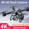 M33 Drone Intelligent UAV 4K Profession HD Wide Vinle Camera 1080p WiFi FPV Drone Dual Camera Höjd Keep Drönes Kamera Helikopter Toys