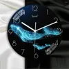Настенные часы скандинавские световые роскошные часы хрустальные фарфоровые фарфор MDF