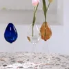 Vaser blomma vas för bord dekoration vardagsrum glas fleur blommor arrangemang skrivbord torkat nordiskt