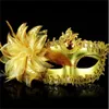 Dance Party Diamond Venetian Mask Feather Flower Wedding Carnival Performance Costume Sexy Lady Mask Masquerade Christmas GC1937