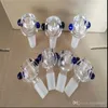 Smoking Pipes New Thickened Glass Bubble Head Converter Wholesale Glass Hookah, Water Pipe Fittings, Smoking