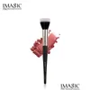 Make-up-Pinsel, flacher Kopf, Stippling Rougepinsel, professionelles Gesicht, Doppelschichtborsten, natürliche Mischung, wasserdicht, einfach zu verwenden, Make-up-Pinsel