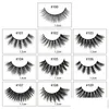 Valse wimpers 3D Individueel oog LASH VERPAKKINGSKOOS Handgemaakte natuurlijke zwarte katoenen stengel make -up wimper pack drop levering gezondheid zijn dho93