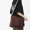 Briefcases Fashion Unsex PU Shoulder Bags Big Size Multi Pockets Messenger BriefcasesBriefcases