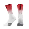 Herrstrumpor Nya högkvalitativa Gradient Men Elite Basketball Socks Nonslip Thicken Cotton Handduk Botten utomhus Sportcykel Running Socks Z0227