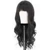 Moda peruk kadın uzun kıvırcık saç siyah qi liu hai hai büyük dalga kimyasal fiber peruk kafa kapağı peruk 230301