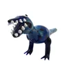 8.7-Inch Dinosaur-Shaped Smoking Pipe with Blue Borosilicate Glass - Unique and High-Quality