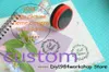 Stempelingen Aangepaste P Ovensitive DIY Pre -inkt Aangepaste Zelf Inking Stempel Rubberronde voor Scrapbooking Wedding W21 W30 230228