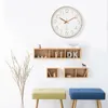 Horloges murales 30 cm Minimaliste Horloge Murale Design Moderne Salon Chambre Quartz Muet Lumière De Luxe Horloges Suspendues Montre Ménage Décor À La Maison 230301