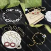 G Jewelry Sets Collection Necklace For Women Cuba Chain Necklaces Designer Gold Bracelets With Box Birthday Gift Engagement