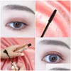 Mascara Qic Starry Sky Diamond Waterdichte dikke krullen Verlengte geen vlekkende bloeiende make -up zwarte mascara's drop levering gezondheid zijn dhe3d