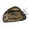 Casquettes de baseball parasol décontracté extérieur plage adulte chapeau de paille lumière jazz été chapeau de cowboy baseball