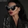 Sunglasses Oversized Diamond Sunglasses Women Rhinestone Cat Eye Sunglasses Men 2020 Luxury Brand Eyewear Retro Glasses Vintage UV400J230301