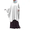 Ethnische Kleidung Niquabs Einteiler Ramdan Burkha Muslim Khimar Lange Tops Frauen Gebet Arabisch Islamisch Farasha Overhead Jilbab Abaya Kaftan