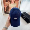 Four Seasons New Pure Cotton Double Logo Baseball Cap Street