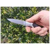 YL H2378 Coltello a lama pieghevole tascabile 67 strati VG10 Lama in acciaio di damasco ebano con manico in ottone Escursione di campeggio all'aperto Cartella EDC Coltelli da frutta