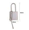 Portachiavi Sublimazione Blank Wish Locks Con chiave Love Lock Lucchetto a forma di cuore Portachiavi Matrimonio San Valentino Regalo per trasferimento di calore