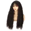 Perruque de Mme Xu Chang mode longue boucle perruque boucle frange laine boucle rose net fibre chimique couvre-chef 230301
