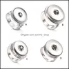 Auto DVR Cluster Rings 4 Size Noosa Snap Diy 18mm gemberknop vrouwen mannen sieraden drop levering dhsyv