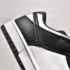 Панда низкая ретро повседневная обувь Дизайнерская обувь белая черная панда аргон средняя олив
