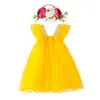 Fille Robes Enfants Princesse Couches Tulle Tutu Moelleux Robe Robe Manches Brillant Paillettes Soirée De Mariage Fête D'anniversaire Enfant