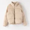 Mäns ner 2023 Luxur Designer Padded Jacket Foreign Trade Supply Ins Short Bread Coat Cotton