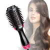 Hair Dryer Hot Air Brush Styler and Volumizer Women Multifunctional Hair Straightener Curler One Step Electric Blow Dryer Brush