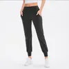 Pantalon de yoga avec logo Pantalon de sport pour femme Pantalon de survêtement ample Entraînement Taille haute Poche Pantalon de course élastique Pantalon slim Pantalon droit BC362