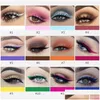 Lip Gloss Handiyan Matte Liquid Eyeliner Pen Set 12 Farben Wasserdicht Langlebig Schnell Trocknend Helle Farbe Make-Up Eye Liner Drop Deli Dhw8S