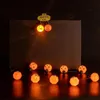 Catene Multicolor Natale Halloween Party Festival Collana Grande lampadina LED Light Up Plastica collo luminoso Collane a catena Catene Catene