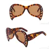 Sunglasses 2023 Plastic Glasses Wholesale Trendy Bat For Women Big Frame Of Punk Personality Decorates Outdoor SunshadeSunglasses