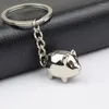 Schlüsselanhänger Lanyards 1pc Nette Exquisite Kleine Schwein Schlüsselbund Mode Tasche Charme Zubehör Legierung Auto Schlüssel Halter Haustier Tier Anhänger kette GeschenkeE09Z