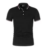 Summer Solid Color Men's Polo Fashion Trend Short-sleeved T-shirt Men Casual Versatile Comfortable Breathable POLO Shirt