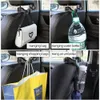 New 2 In 1 Vehicle Hooks Car Headrest Hook Hanger Phone Clip Hangers Car Hanger Portable Seat Back Hanger Storage Hook Phone Holder Auto Fastener Clip