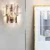 Duvar lambası kristal gece başucu masa yatak odası vanity oda ev dekoru lüks wandlamp dekorasyon için modern ışık