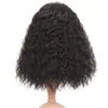 Gorące peruki sprzedawane są na średnich i długich kręconych perukach i falistej czarnej peruki 230301
