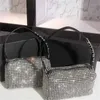 Diamonds Designer محافظ Crossbody Fashion ٪ 90 قبالة محفظة بالجملة أنيقة النساء الماسي الأنيق الكتف راينستون السيدات حقيبة يد أنثى مشرقة كيس كيس كيس