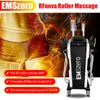 EMSZERO Roller Massage 7-in-1 Fat Reducer 14 Tesla 4 Handle 2 Roller EMS RF آلة التخسيس وشهادة الأسطوانة CE