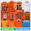 Retro Gullit 1988 86 89 91 Nederländerna Fotbollströjor Marco Van Basten 97 98 Voetbal Shirt Seedorf Bergkamp Kluivert Robben Rijkaard Cruyff Koeman V. Nistelrroy 95 96