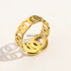 Band Rings Fashion Jewelry Designer Rings 18k Gold Plated Rostfritt Steel Ring Fine Finger Ring Luxury Women Love Wedding Jewelry Supplies Accessories T230301