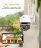 WiFi Video Surveillance Camera Full Colors HD 5MP Wireless Outdoors NightVision Audio med IP66 Waterproof