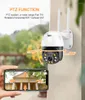 WiFi Video Surveillance Camera Volledige kleuren HD 5MP draadloos buiten Nightvision Audio met IP66 Waterdicht