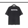 Duyou oversize t-shirt met vintage jersey wassen letters 100% katoenen t-shirt mannen casuals basic t-shirts vrouwen kwaliteit klassieke tops dy8865