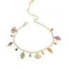 Urok bransolety mutli kolor Lucky Lovely Charms link łańcuch bransoletka 15 4 cm przedłużona 2023 letnia dziewczyna