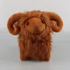 25 cm Highland polaire Ram en peluche poupée Anime mignon chambre décoration oreiller noël cadeau d'anniversaire