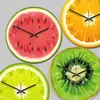 Wandklokken Verse fruitmuurhorloges Home Decor Hanging citroen keukenklokken Reloj de pared dranken winkel decoratie speciaal cadeau zomer 230301