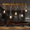 Hängslampor Retro LED Light Rope Lamp Loft E27 Edison Bulb Living Room kafé bar hem inomhus dekorativ hängarmatur