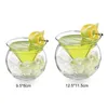 Wine Glasses 150/260ml Molecular Mixology Interlayer Triangle Cocktail Personality Nordic Glass Creative Cold Drink Cup