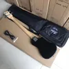 Eenvoudig genomen rode of zwarte lefty hofner shorty bas gitaar 99 cm lange 4 strings aangepaste mini basse gitare ontworpen in het Duits gemaakt in China linkshandig bass-gitar