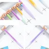 Partihandel Gold Silver Metal Bowknot Ballpoint Pen School Supplies Ballpen Gradient Ballpoints Student Writing Office Signature Pennor Boligrafo Con Lazo de Metal